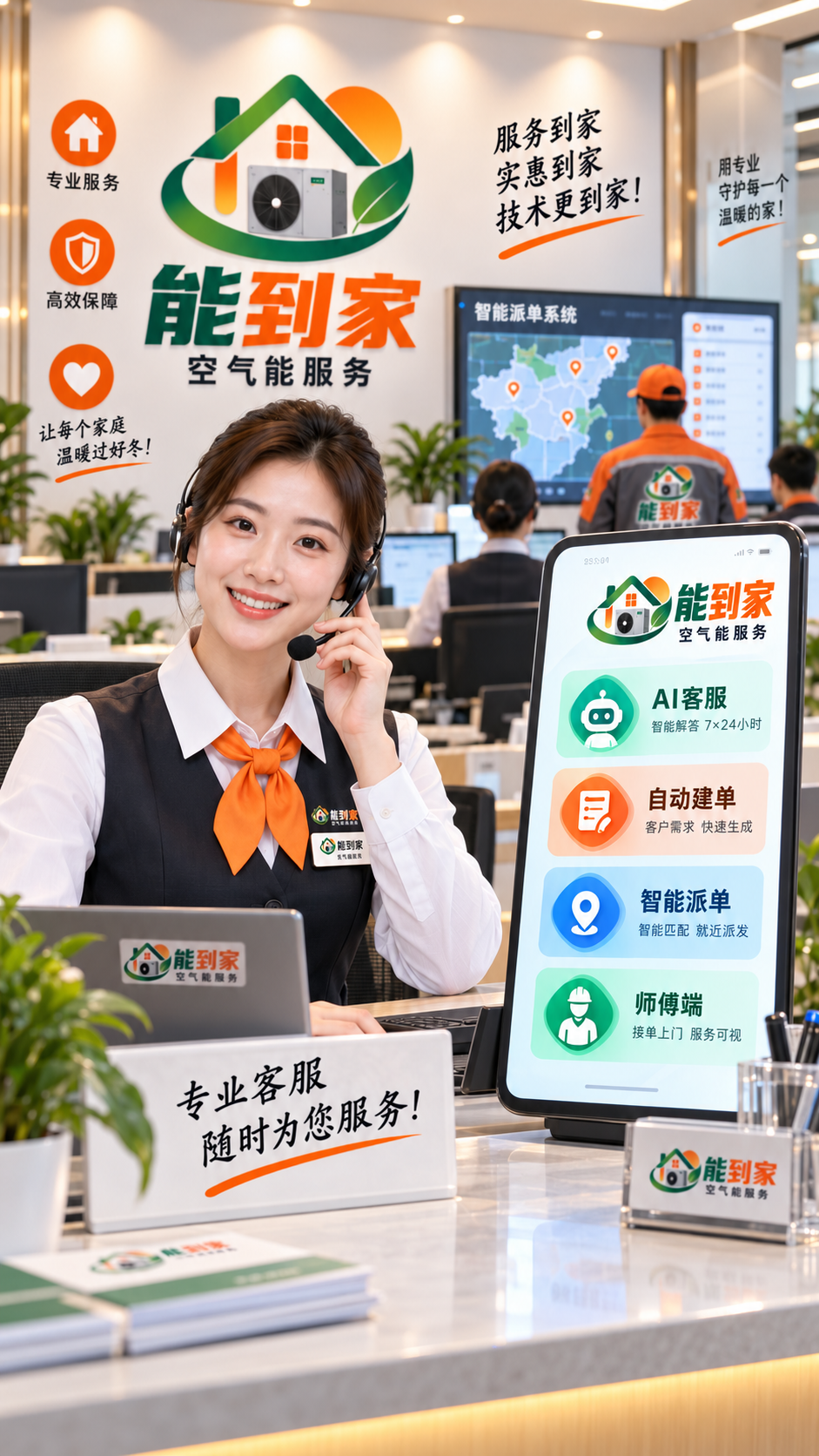 能到家客服与智能派单